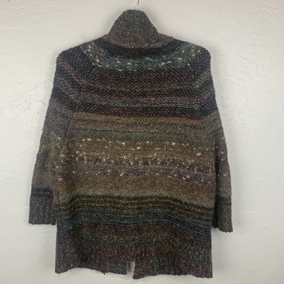 Free People Oversized Sweater Womens XS Multicolor Alpaca Blend Boho Knit - Picture 2 of 10